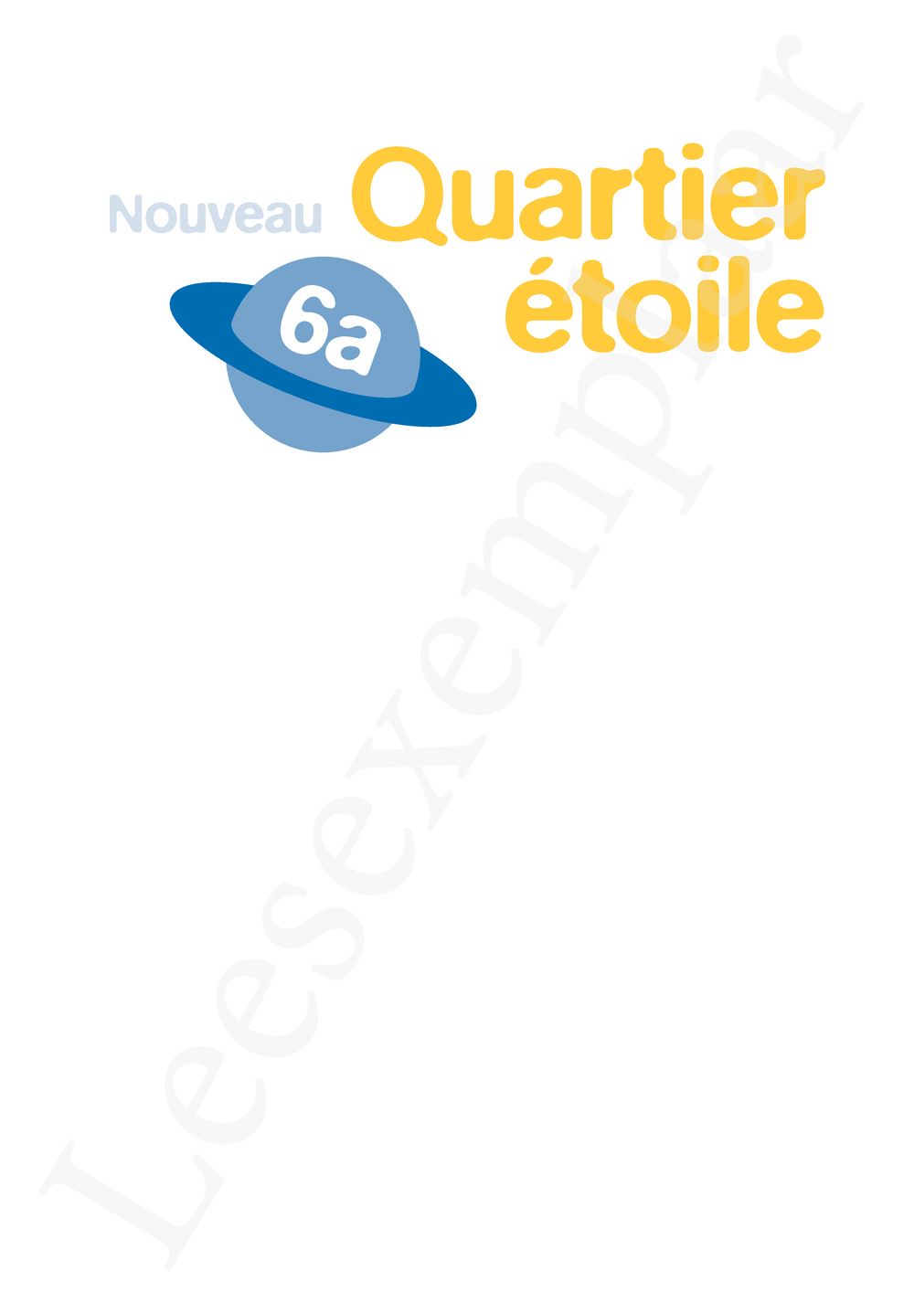 Preview: Nouveau Quartier étoile 6A Leerwerkboek (incl. météore, online oefenmateriaal)