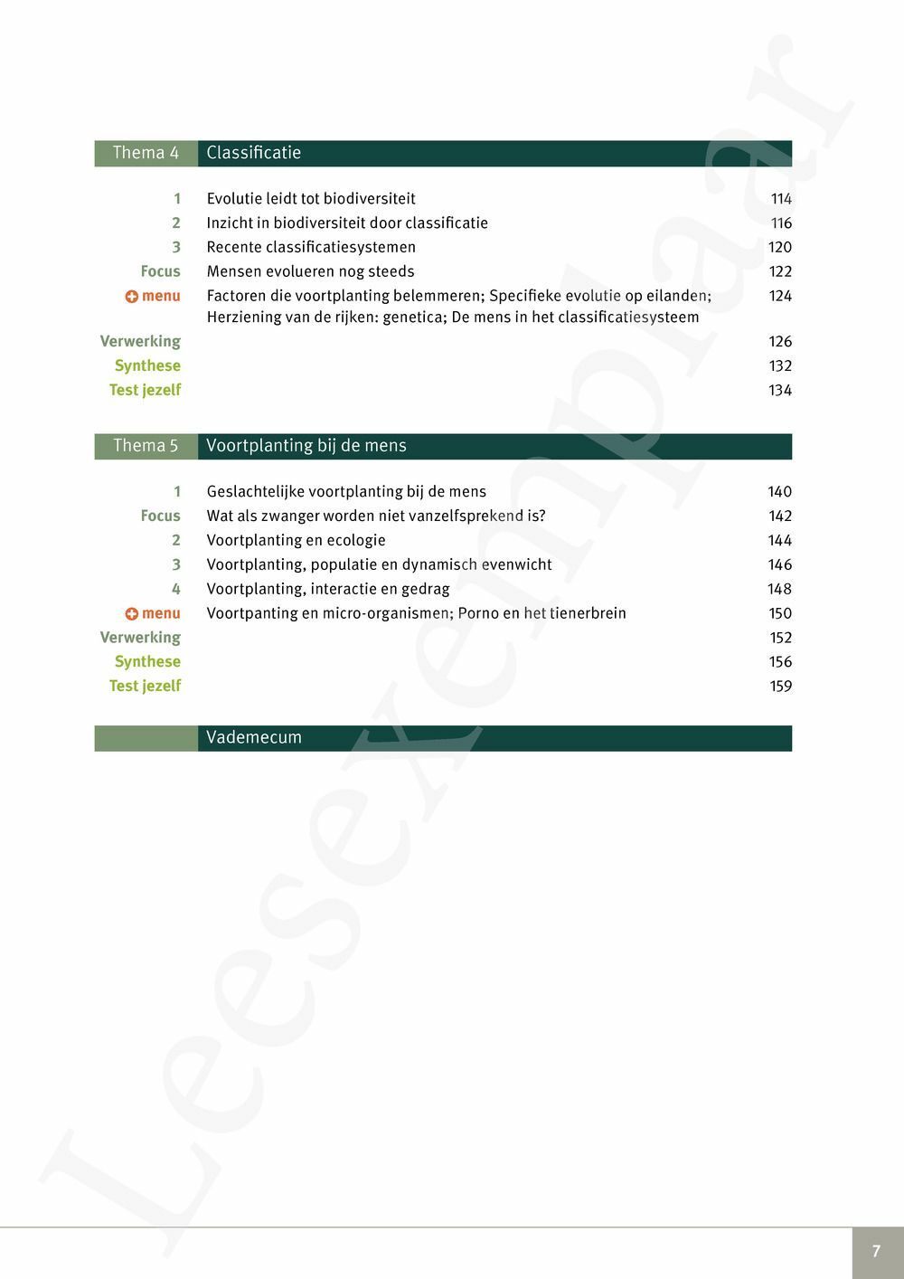 Preview: Focus Biologie 4.1 Leerwerkboek (incl. Pelckmans Portaal)