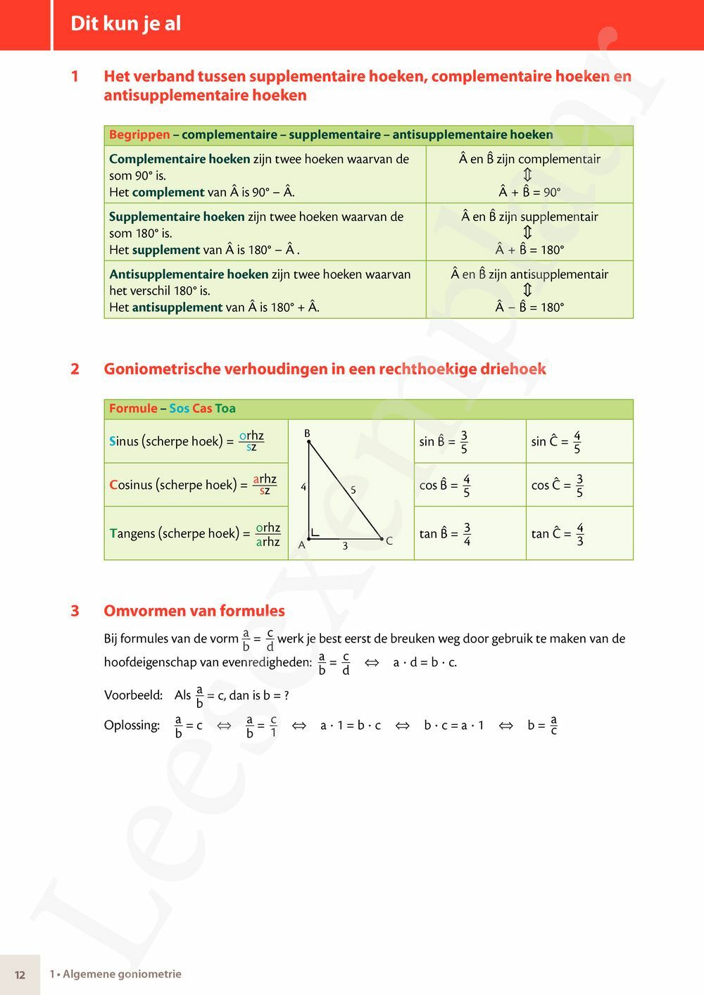 Preview: Matrix Wiskunde 4.4-5 Leerwerkboek B Grafen – Meetkunde – Statistiek (incl. Pelckmans Portaal)