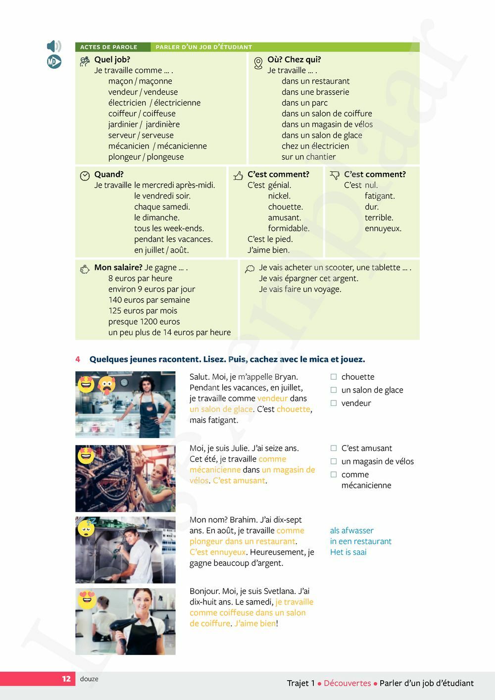 Preview: Nouveau Quartier couleurs 5 Leerwerkboek (incl. Pelckmans Portaal)