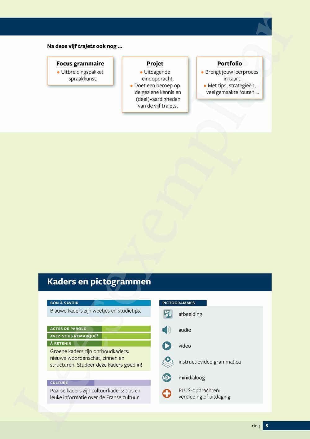 Preview: Nouveau Quartier couleurs 5 Plus Leerwerkboek (incl. Pelckmans Portaal)