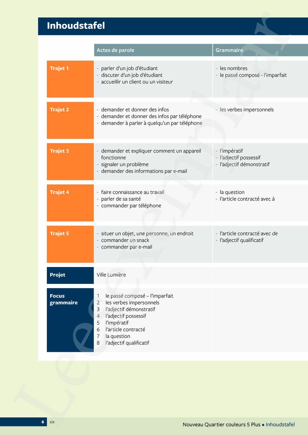 Preview: Nouveau Quartier couleurs 5 Plus Leerwerkboek (incl. Pelckmans Portaal)