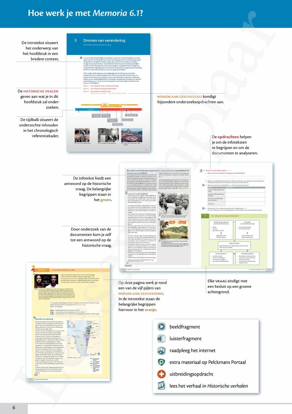 Preview: Memoria 6.1 Leerwerkboek (incl. Historische verhalen en Pelckmans Portaal)