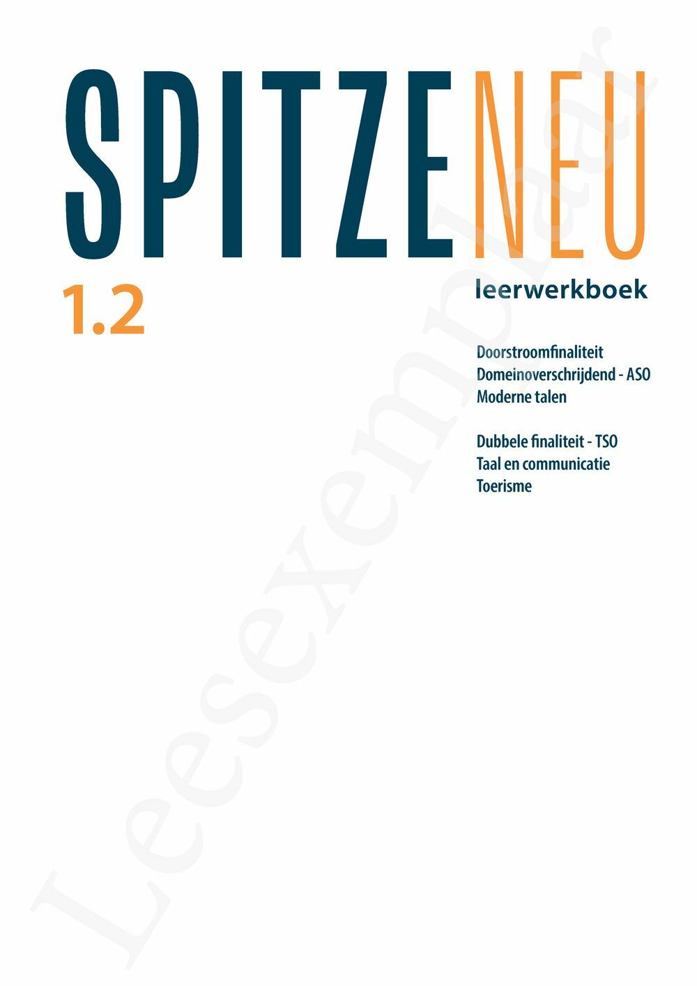 Preview: Spitze neu 1.2 Leerwerkboek (incl. Pelckmans Portaal)