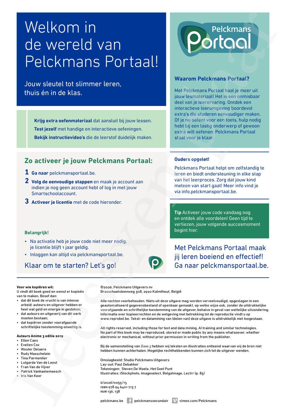 Preview: Oase 3 Leerwerkboek (incl. Pelckmans Portaal)