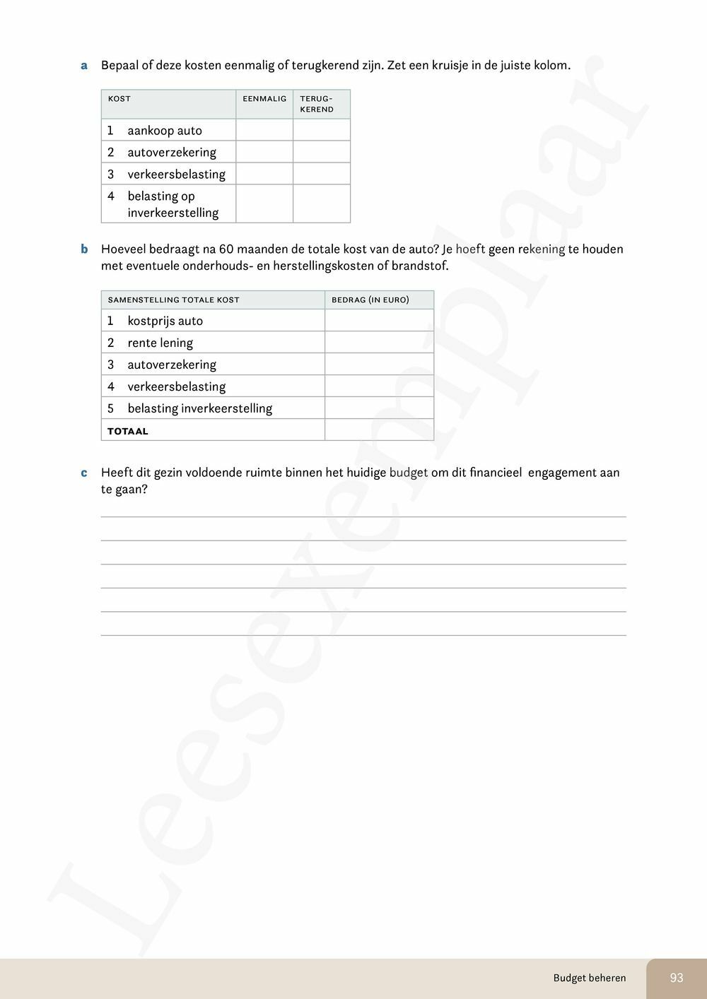 Preview: Financiële en economische vorming Leerwerkboek Derde graad (incl. Pelckmans Portaal)