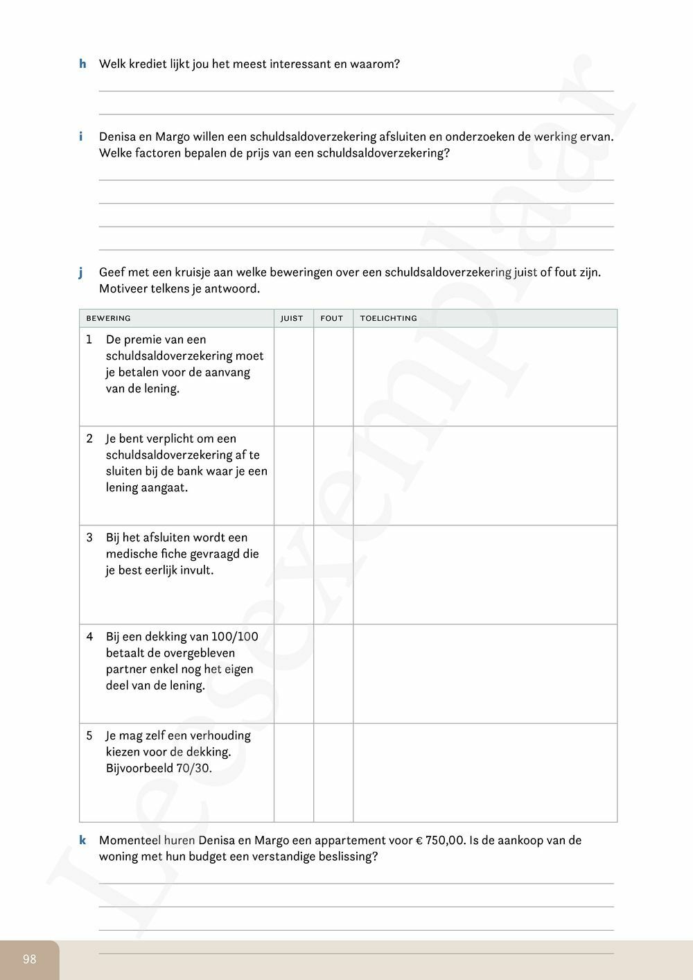 Preview: Financiële en economische vorming Leerwerkboek Derde graad (incl. Pelckmans Portaal)