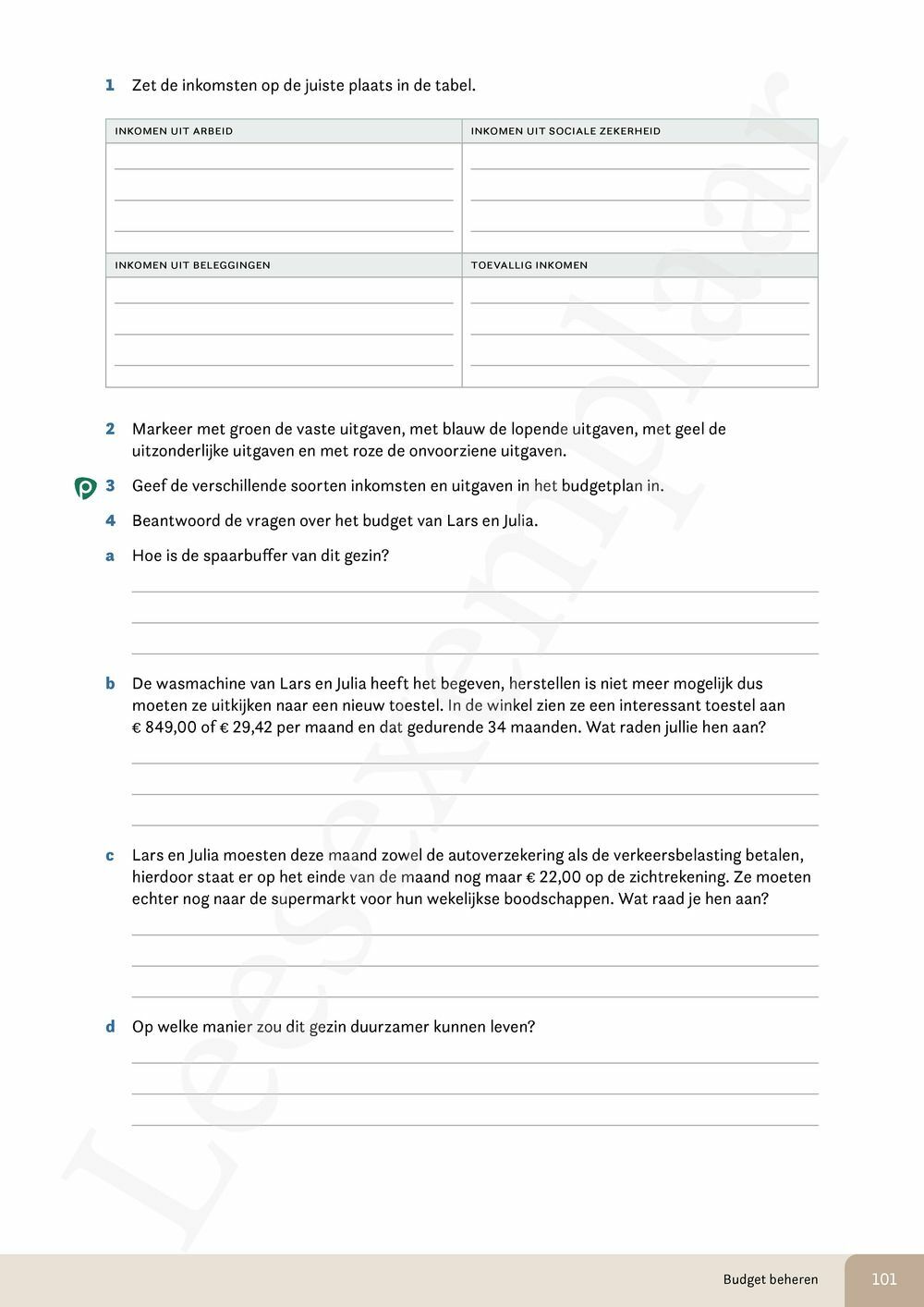 Preview: Financiële en economische vorming Leerwerkboek Derde graad (incl. Pelckmans Portaal)