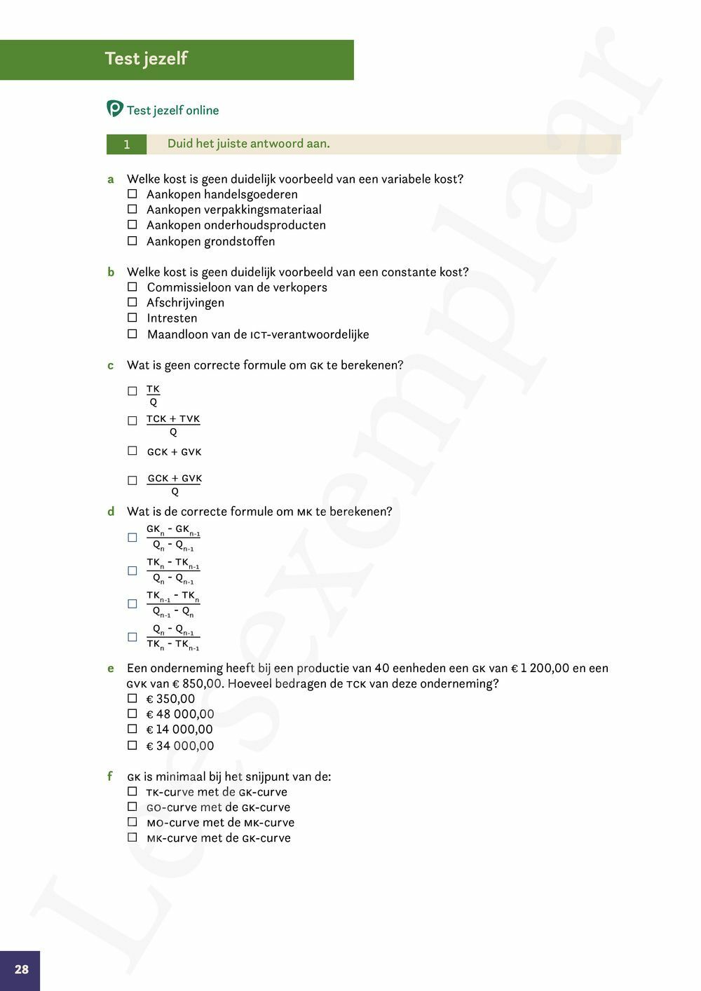 Preview: Markt 5 Economie Werkboek (incl. Pelckmans Portaal)