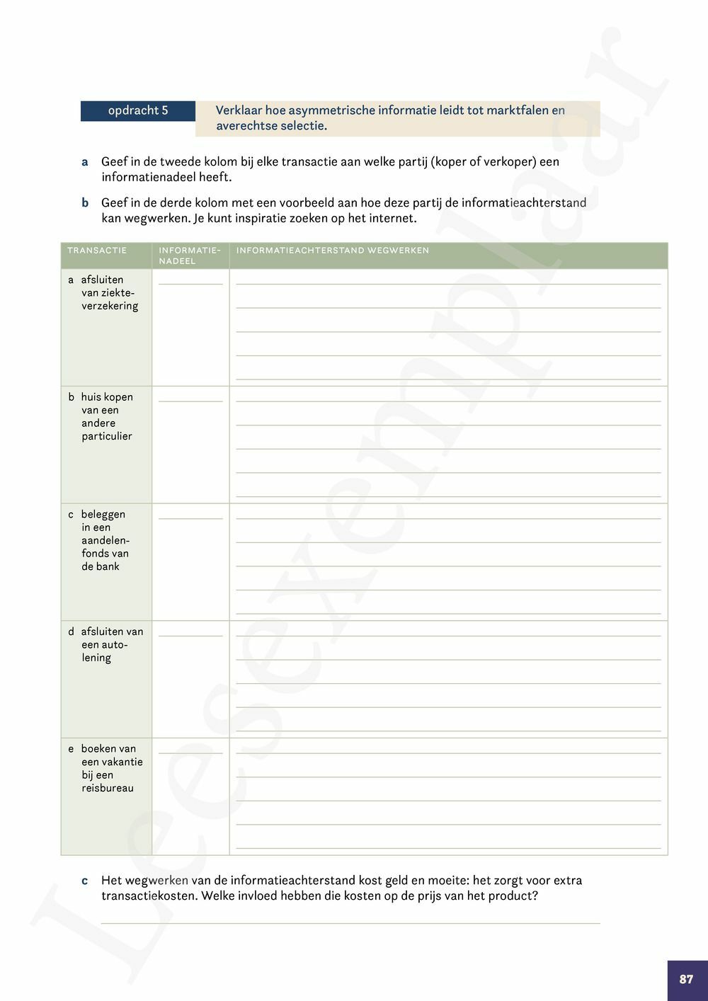 Preview: Markt 5 Economie Werkboek (incl. Pelckmans Portaal)