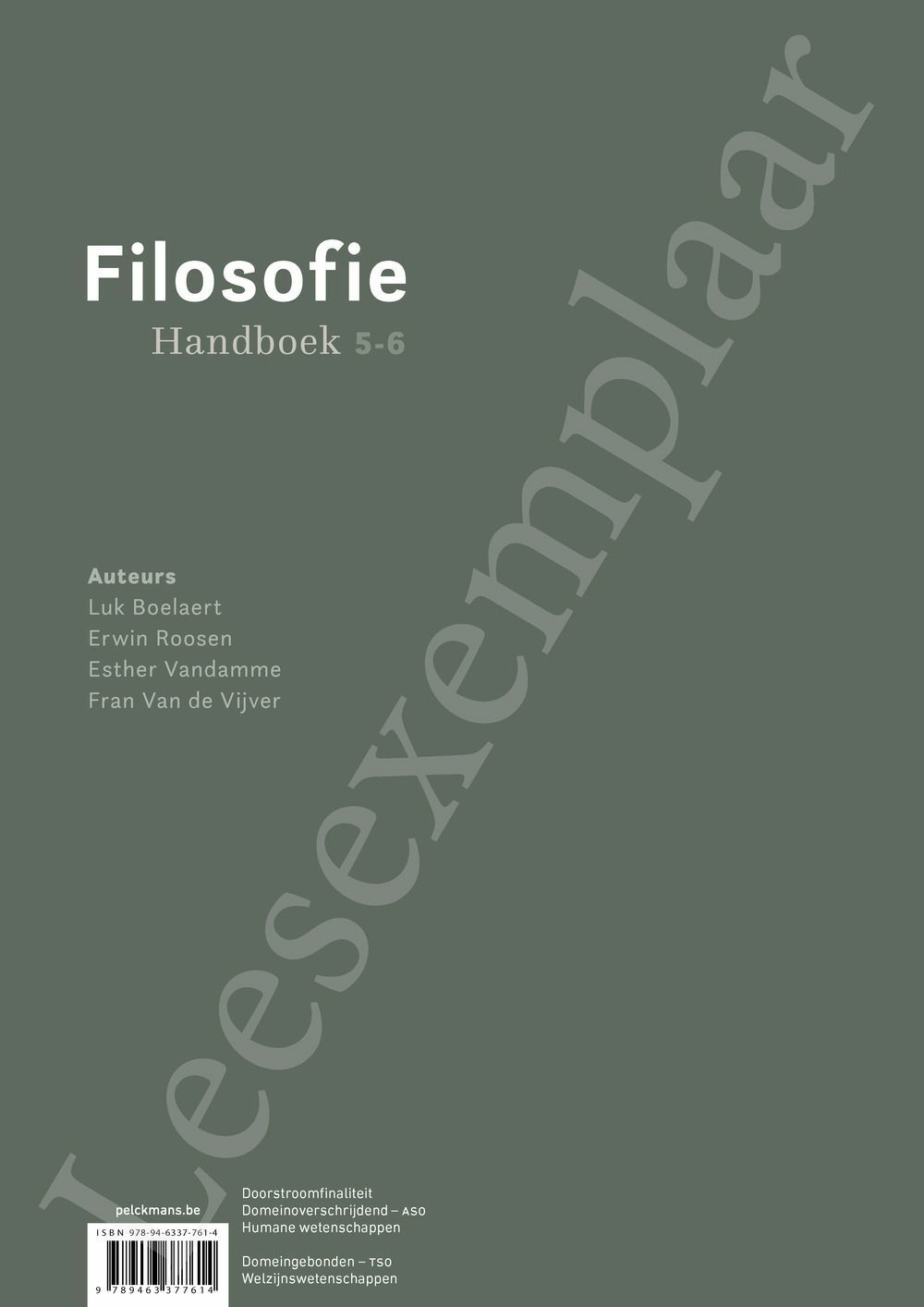 Preview: Filosofie 5-6 Handboek (incl. Pelckmans Portaal)