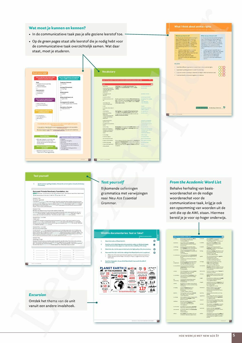 Preview: New Ace 5 Workbook (incl. New Ace Essential Grammar en Pelckmans Portaal)