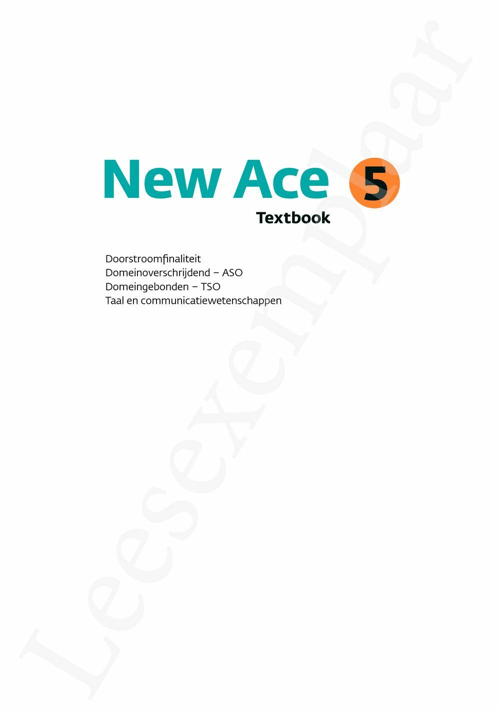 Preview: New Ace 5 Textbook (incl. Pelckmans Portaal)