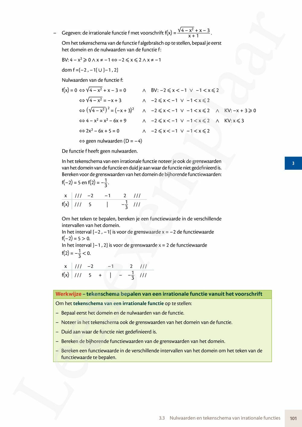 Preview: Matrix Wiskunde 5 Analyse deel 1: functieonderzoek Doorstroom Gevorderde wiskunde Handboek (incl. Pelckmans Portaal)