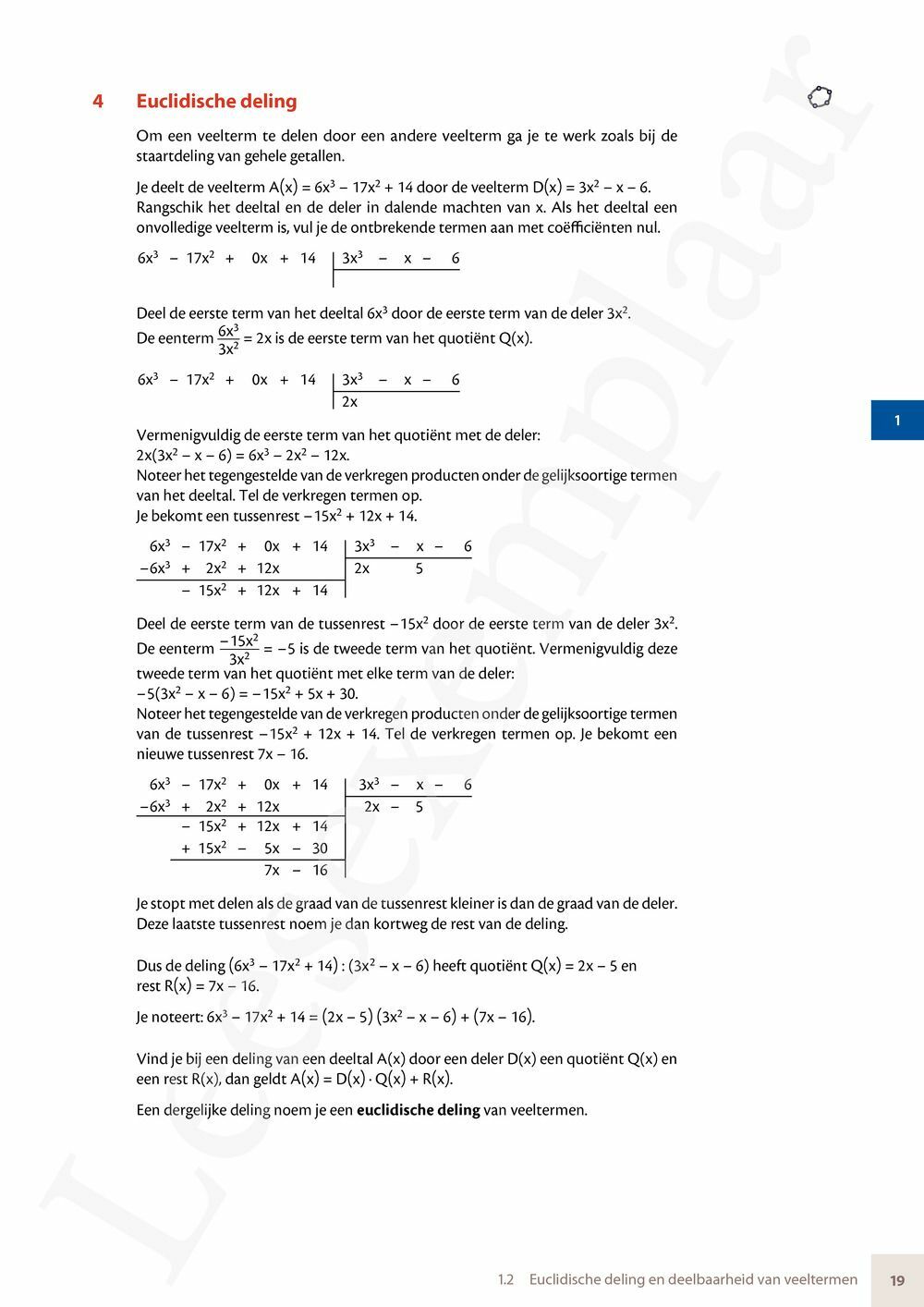 Preview: Matrix Wiskunde 5 Analyse deel 1: functieonderzoek Doorstroom Gevorderde wiskunde Handboek (incl. Pelckmans Portaal)