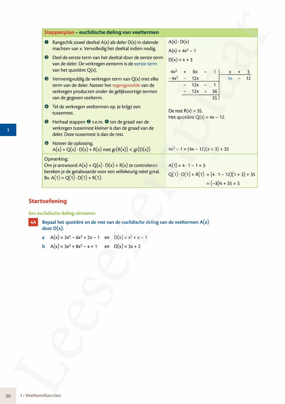 Preview: Matrix Wiskunde 5 Analyse deel 1: functieonderzoek Doorstroom Gevorderde wiskunde Handboek (incl. Pelckmans Portaal)