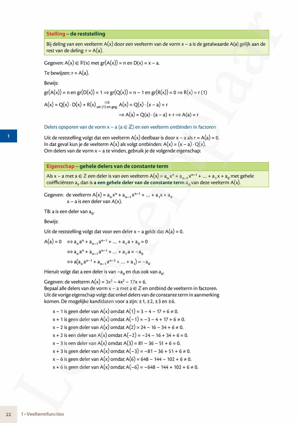 Preview: Matrix Wiskunde 5 Analyse deel 1: functieonderzoek Doorstroom Gevorderde wiskunde Handboek (incl. Pelckmans Portaal)