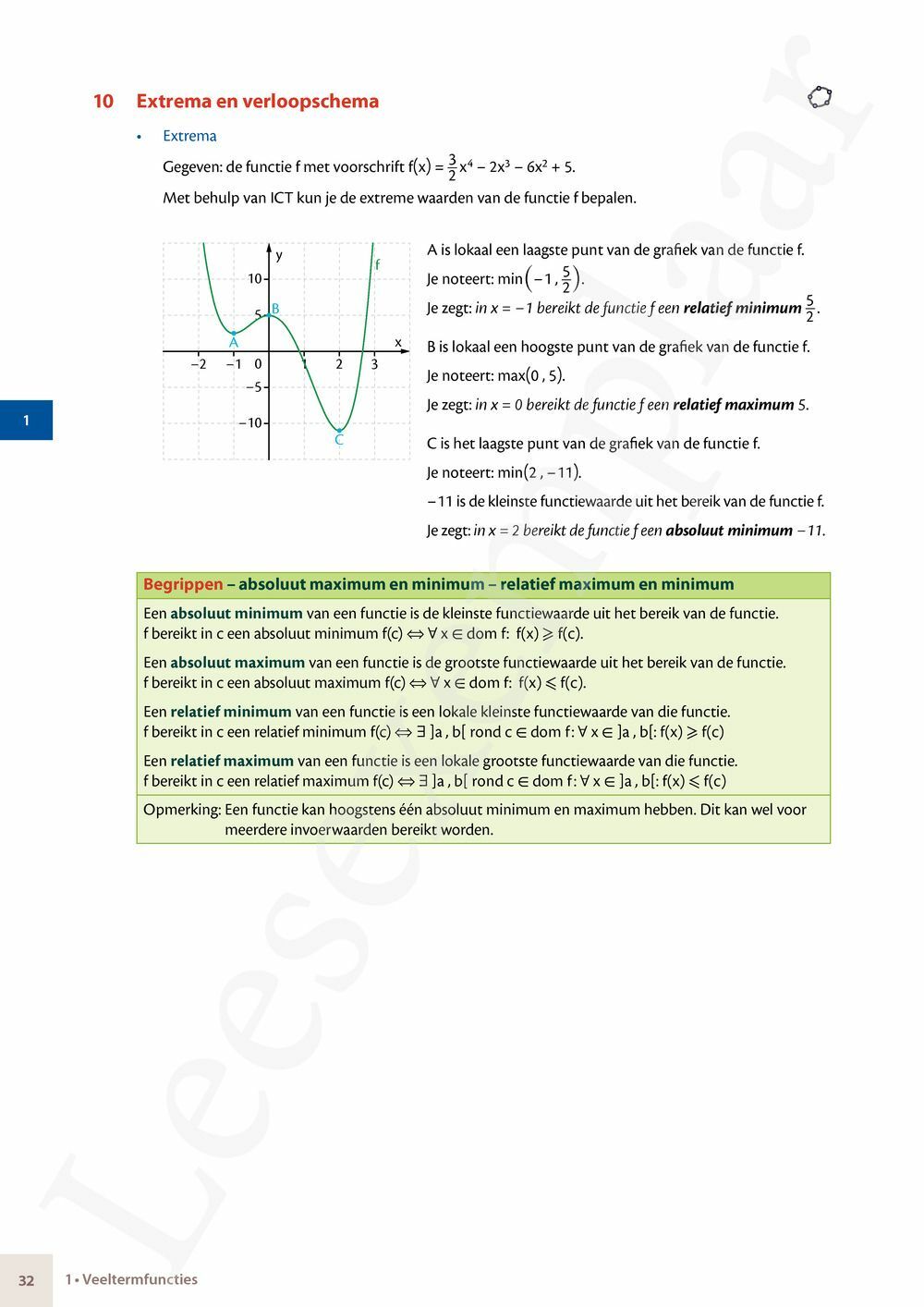 Preview: Matrix Wiskunde 5 Analyse deel 1: functieonderzoek Doorstroom Gevorderde wiskunde Handboek (incl. Pelckmans Portaal)