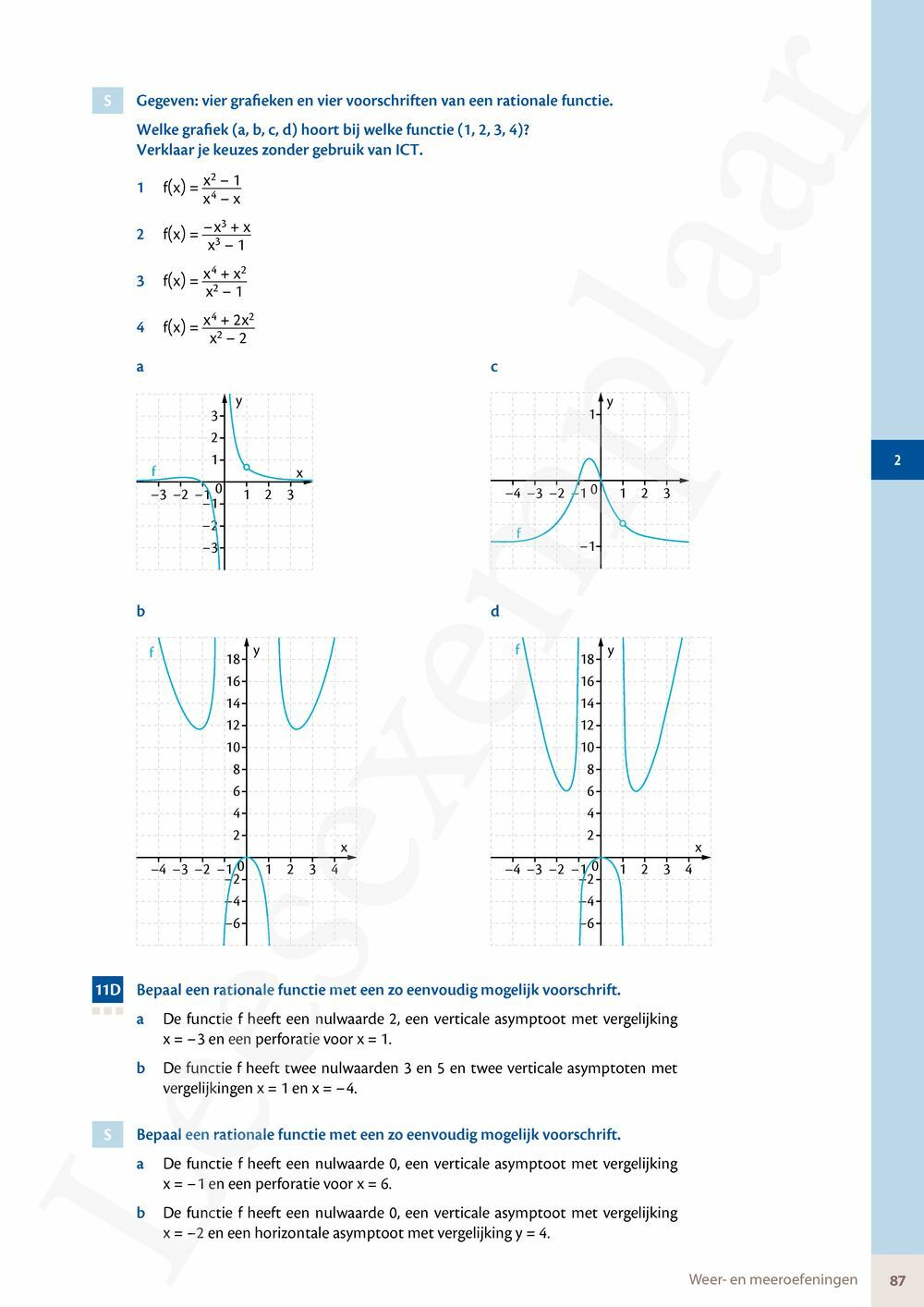 Preview: Matrix Wiskunde 5 Analyse deel 1: functieonderzoek Doorstroom Gevorderde wiskunde Handboek (incl. Pelckmans Portaal)