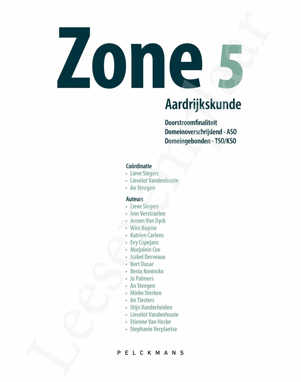 Preview: Zone 5 Doorstroom Handboek (Incl. Pelckmans Portaal)