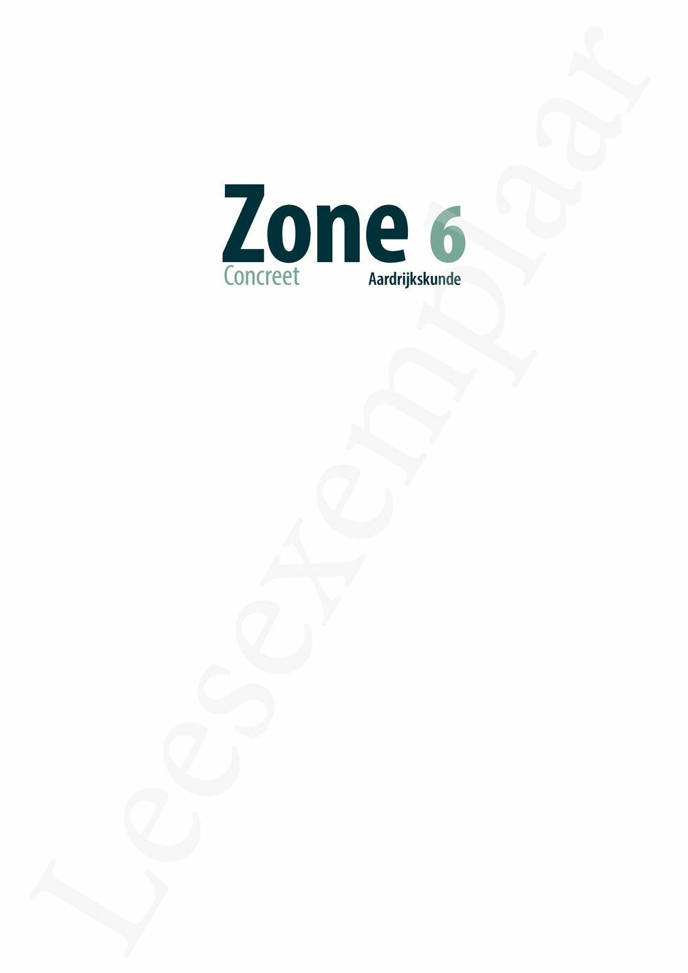 Preview: Zone Concreet 6 Leerwerkboek (incl. Pelckmans Portaal)