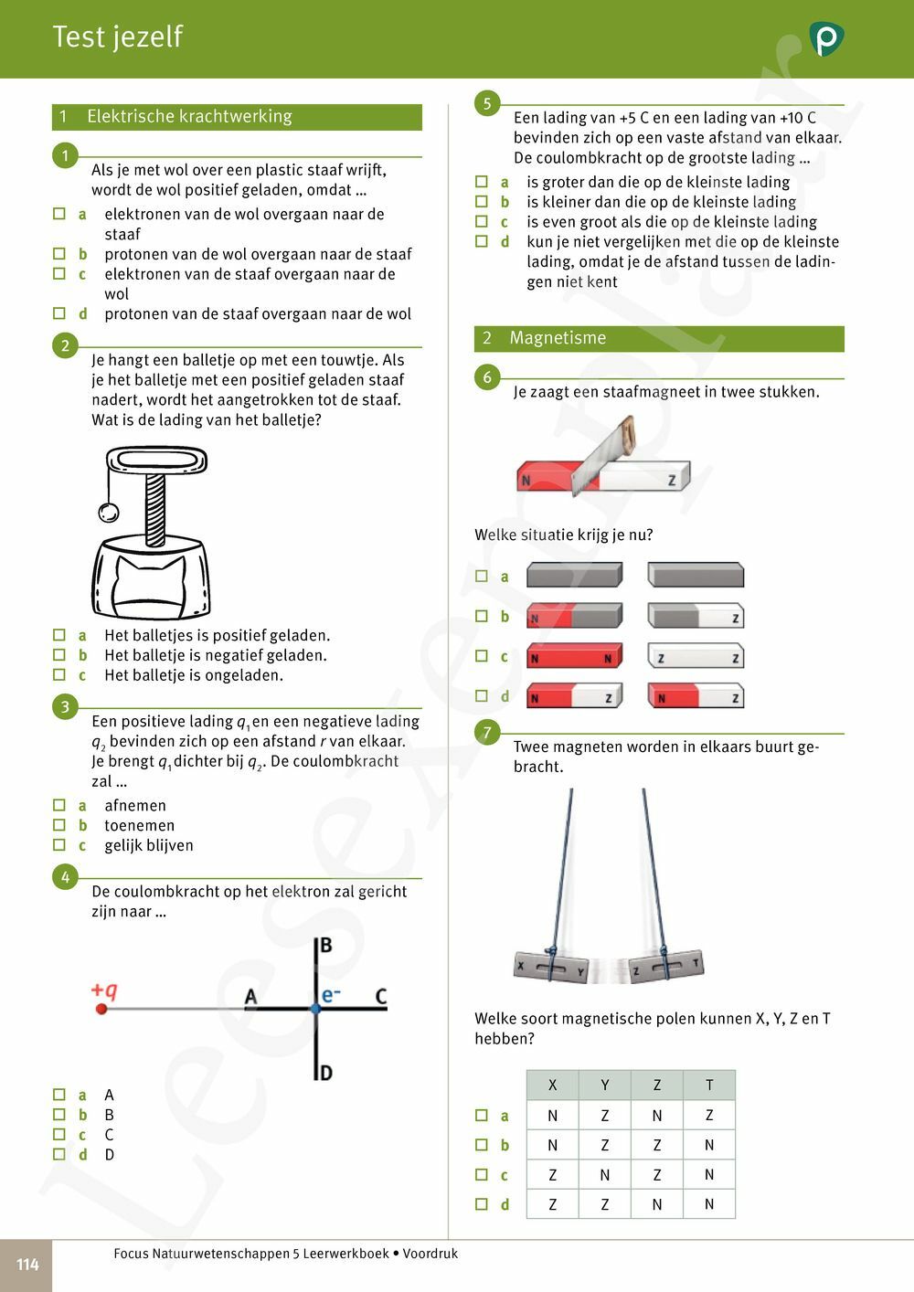 Preview: Focus Natuurwetenschappen 5 Leerwerkboek (incl. Pelckmans Portaal)