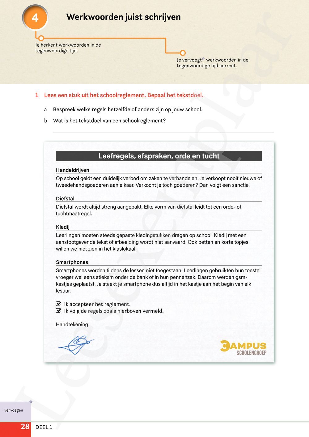 Preview: Campus Nederlands 2b Leerwerkboek (incl. Pelckmans Portaal)