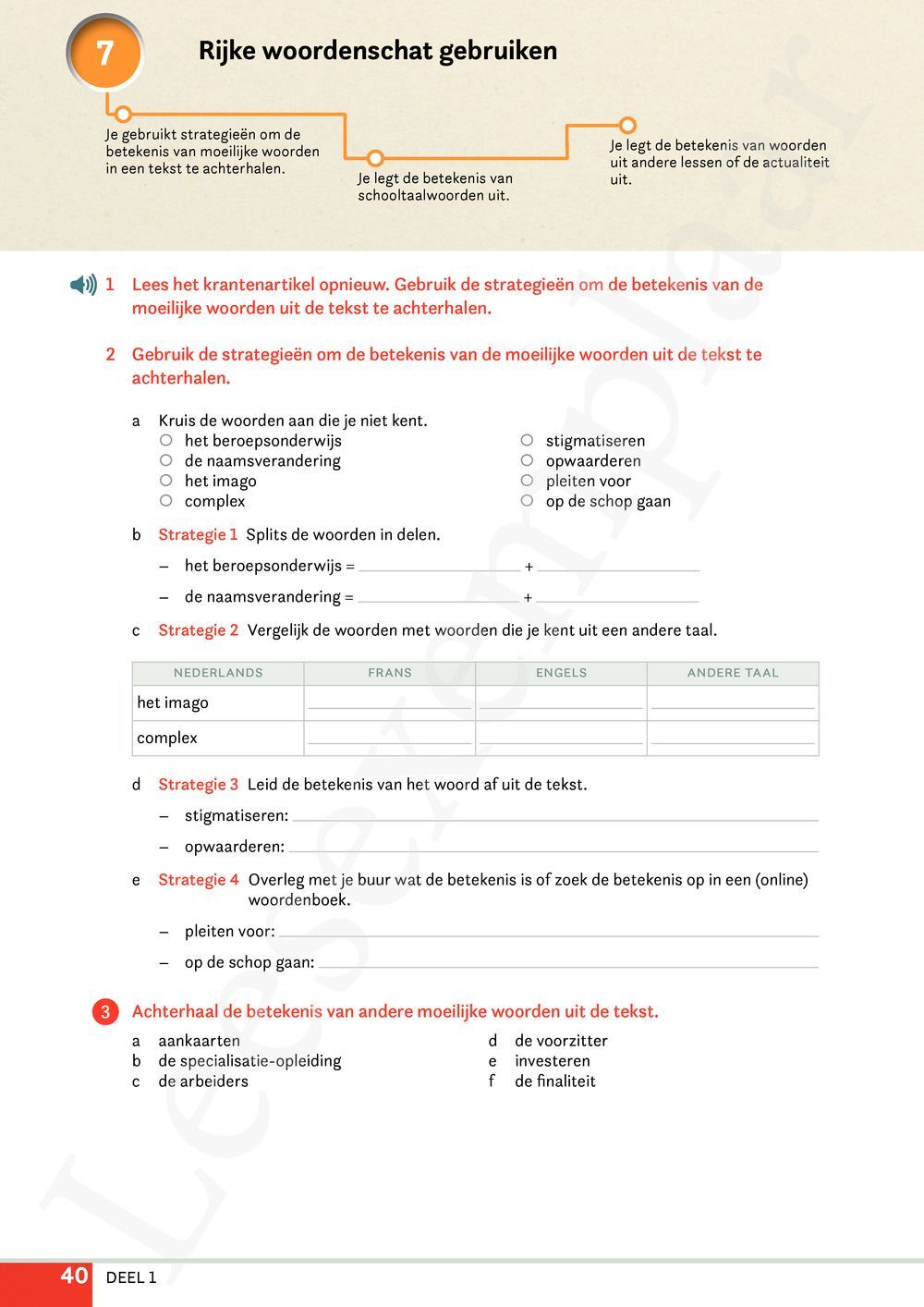 Preview: Campus Nederlands 2b Leerwerkboek (incl. Pelckmans Portaal)
