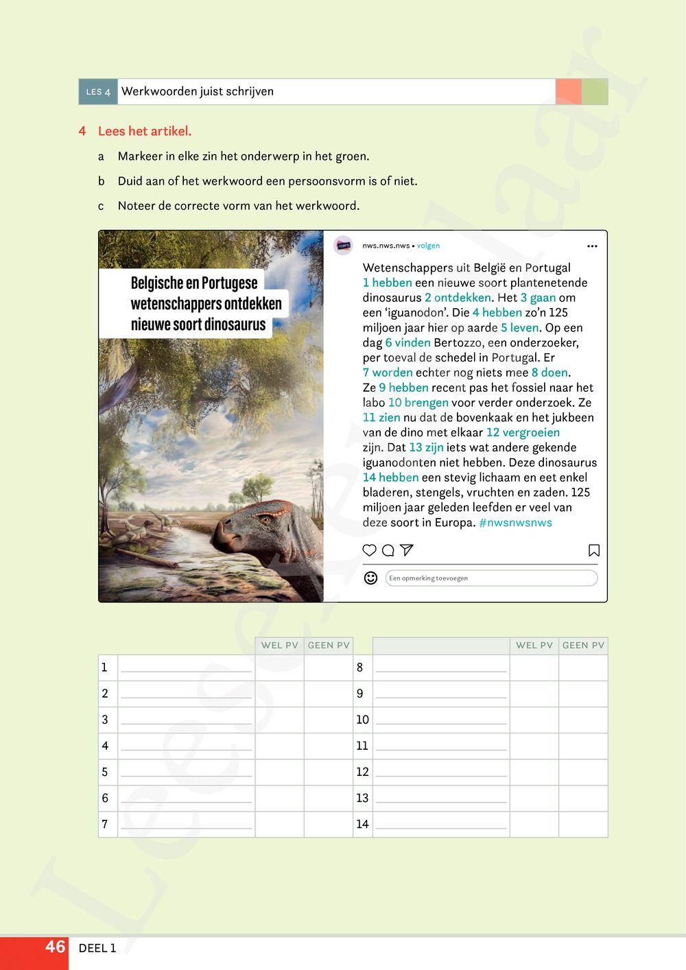 Preview: Campus Nederlands 2b Leerwerkboek (incl. Pelckmans Portaal)