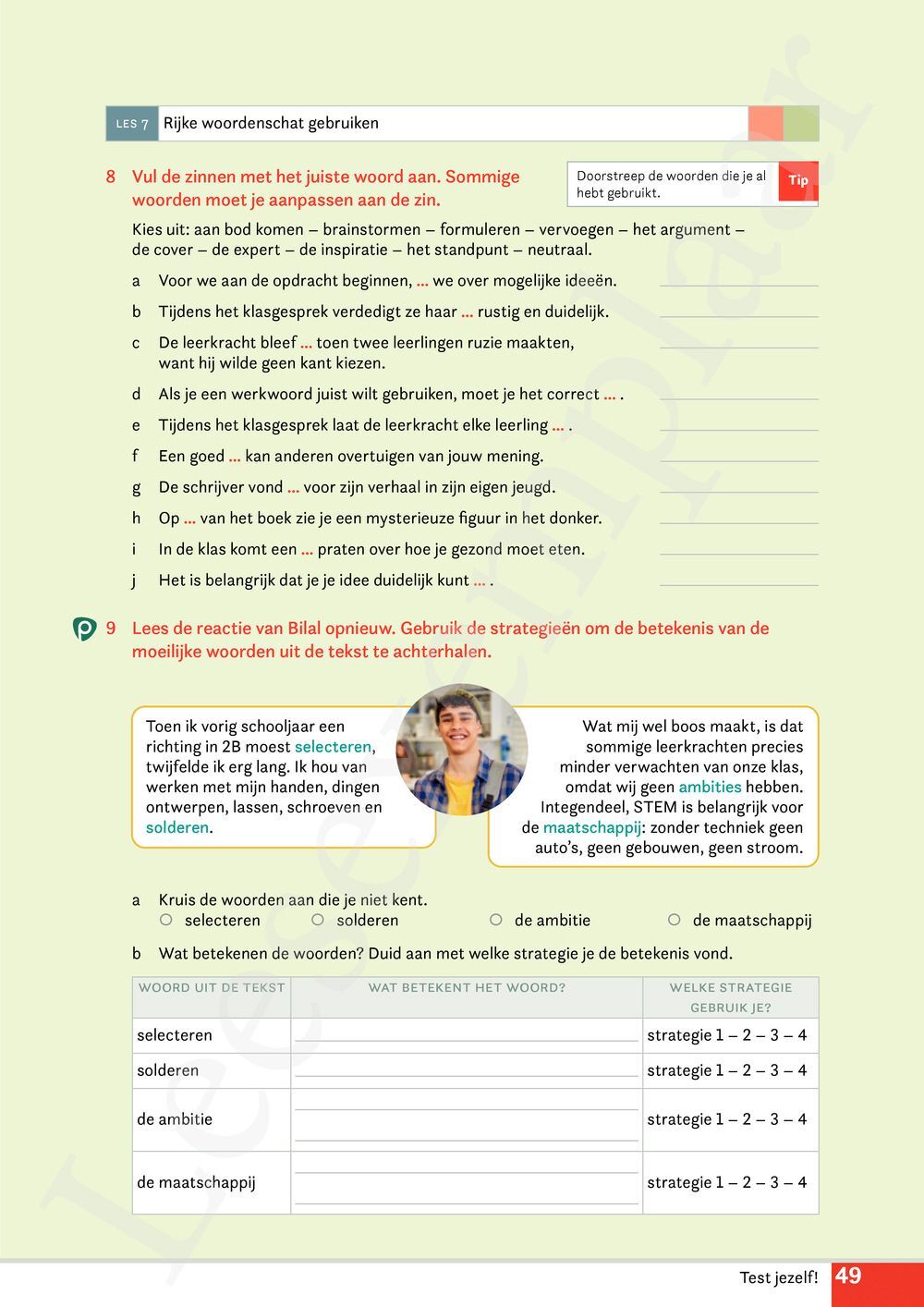 Preview: Campus Nederlands 2b Leerwerkboek (incl. Pelckmans Portaal)