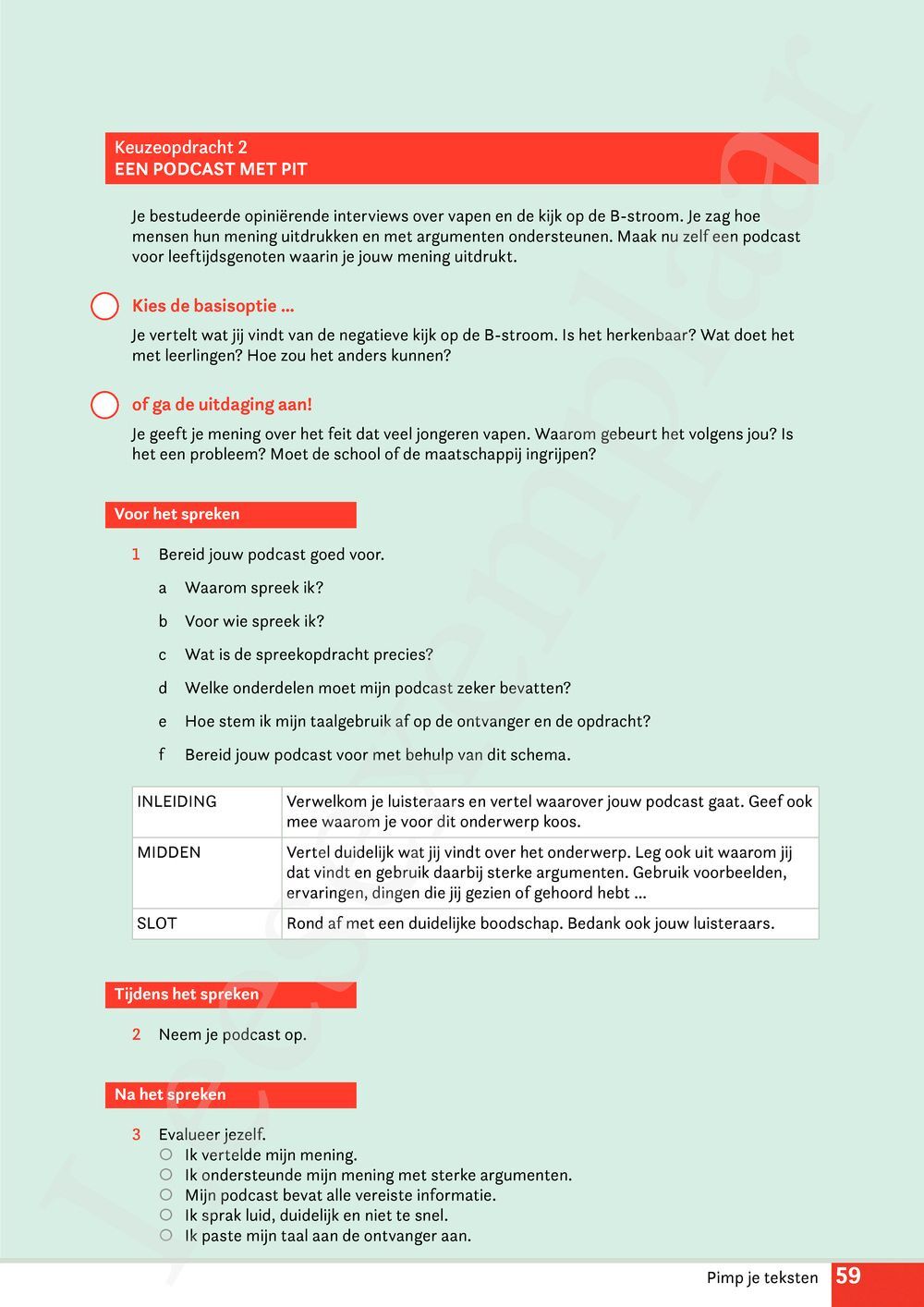 Preview: Campus Nederlands 2b Leerwerkboek (incl. Pelckmans Portaal)