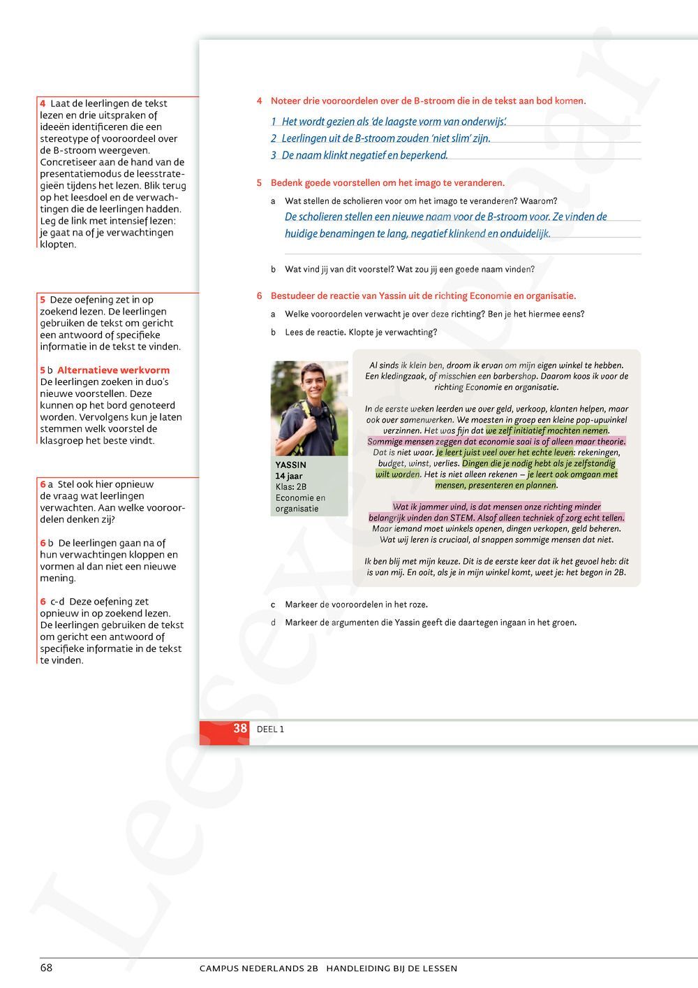 Preview: Campus Nederlands 2b Leerwerkboek (incl. Pelckmans Portaal)