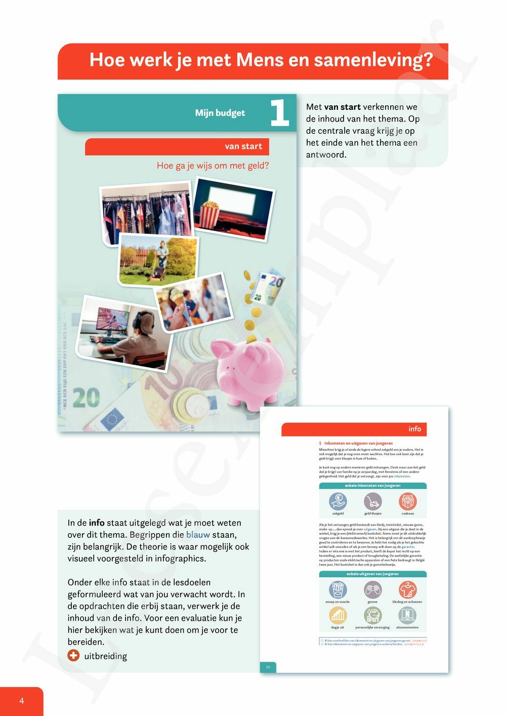 Mens En Samenleving Leerwerkboek incl Pelckmans Portaal Mens En 