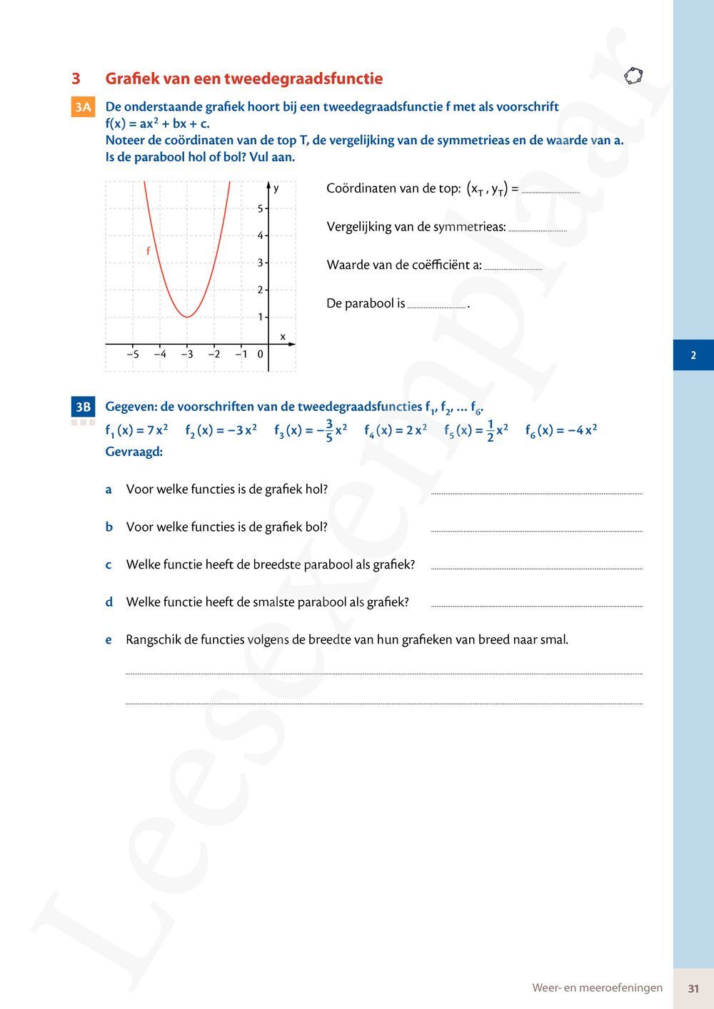 Matrix Wiskunde 5/6 Goniometrie, vectoren, ruimtemeetkunde Dubbele ...