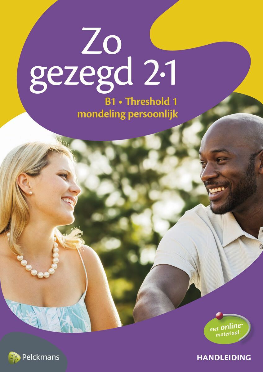 Zo gezegd 2.1 Threshold 1 mondeling persoonlijk Handleiding