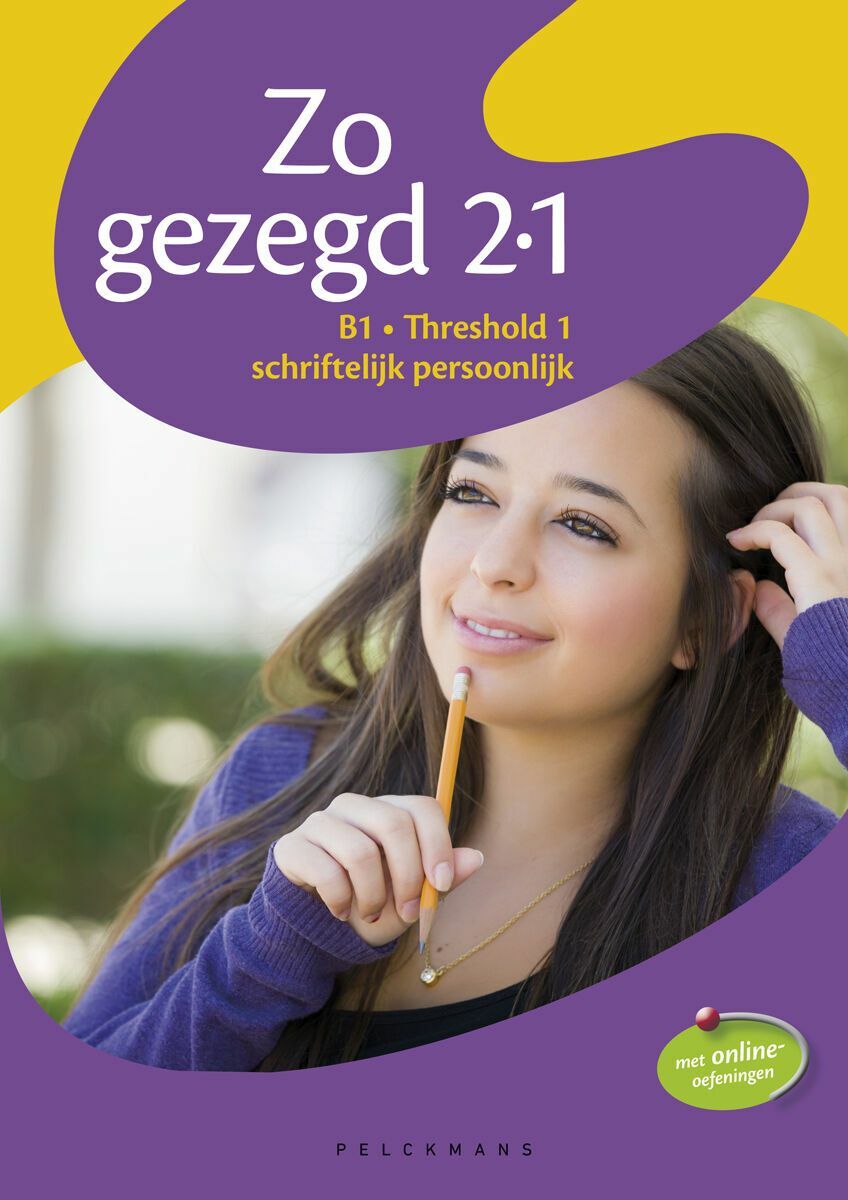 Zo gezegd 2.1 Threshold 1 schriftelijk persoonlijk Leerwerkboek