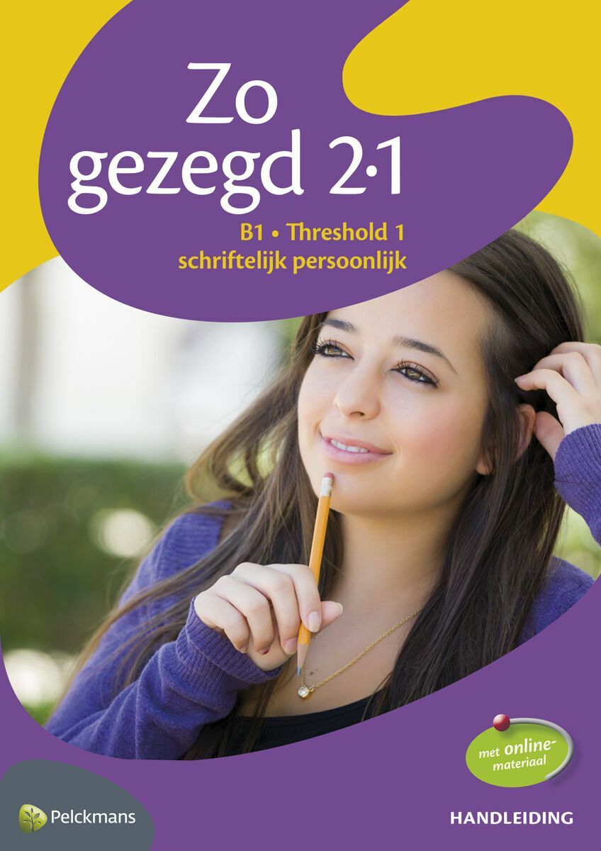 Zo gezegd 2.1 Threshold 1 schriftelijk persoonlijk Handleiding