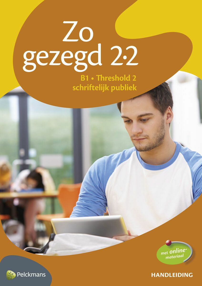 Zo gezegd 2.2 Threshold 2 schriftelijk publiek Handleiding