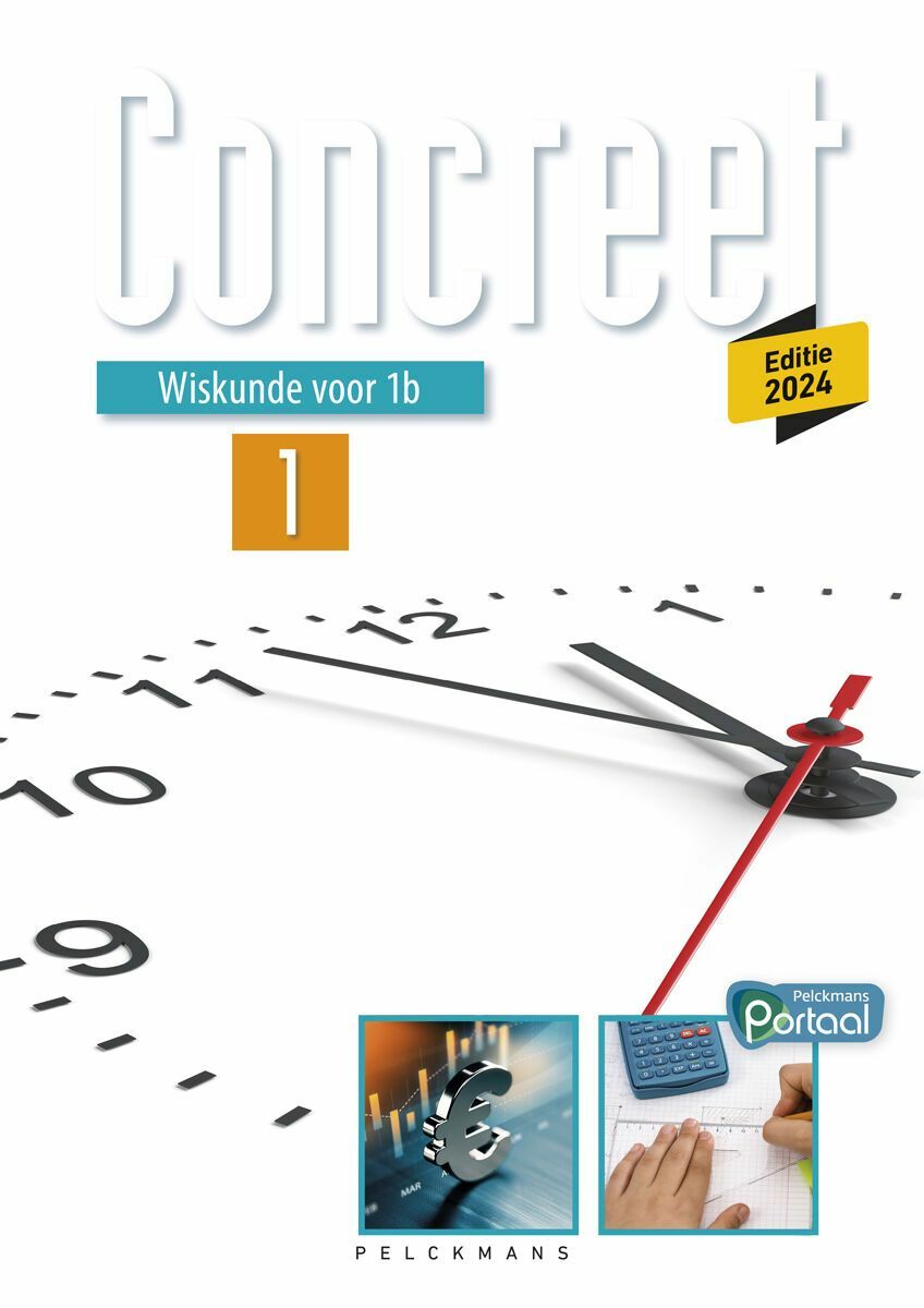 Wiskunde Concreet 1 Leerwerkboek (incl. Pelckmans Portaal)