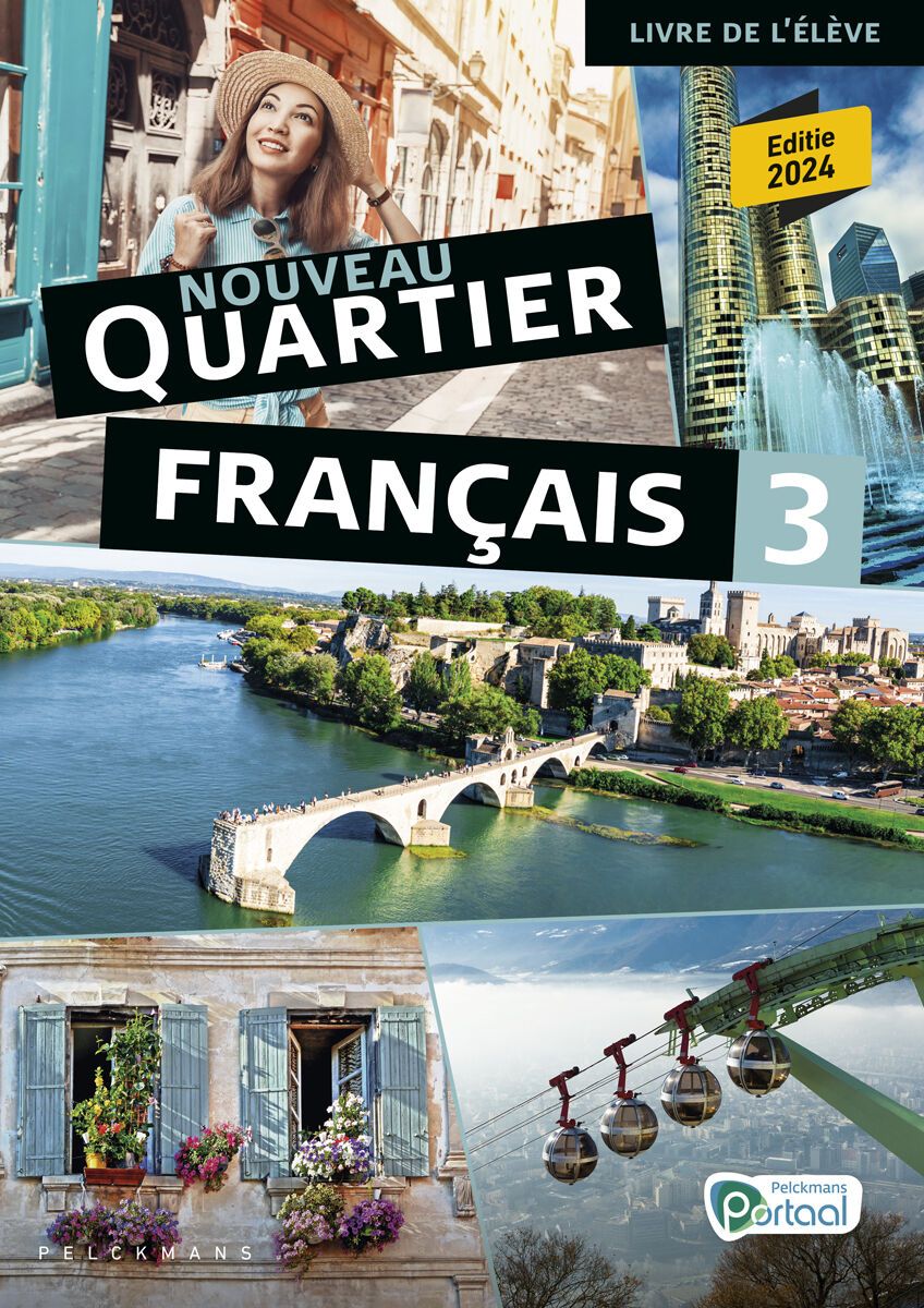 Nouveau Quartier français 3 Livre de l'élève (editie 2024) (incl. Le mag', Pelckmans Portaal)