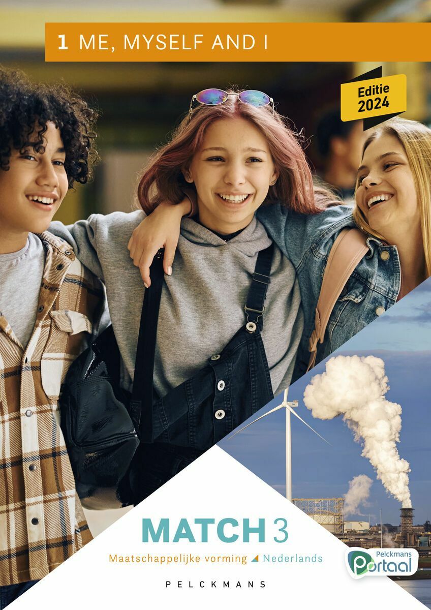 Match 3 Maatschappelijke vorming - Nederlands Leerwerkboek (incl. Pelckmans Portaal)