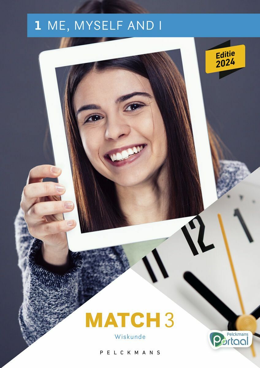 Match 3 Wiskunde Leerwerkboek (incl. Pelckmans Portaal)