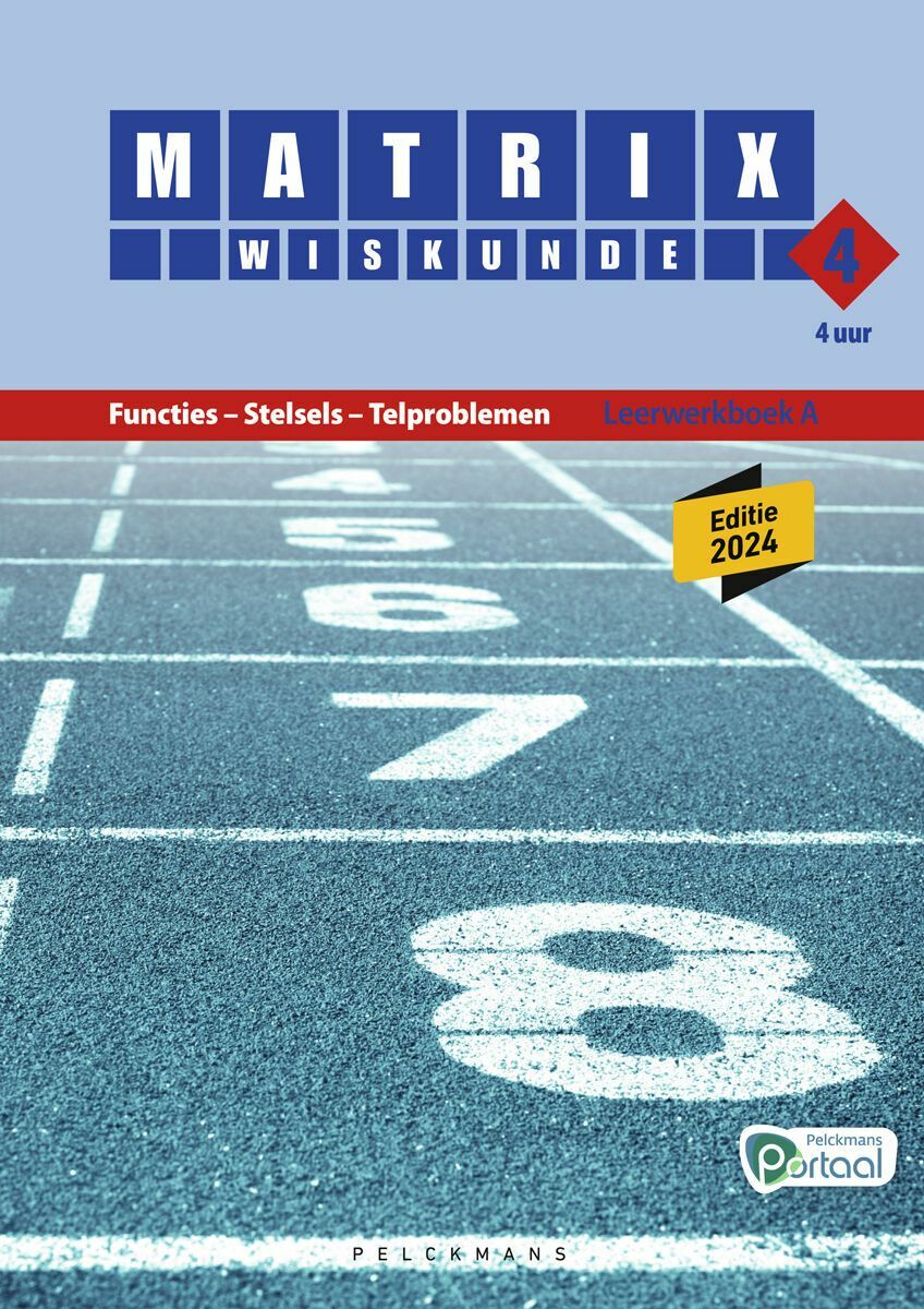 Matrix Wiskunde 4.4 Leerwerkboek A Functies – Stelsels – Telproblemen (incl. Pelckmans Portaal)