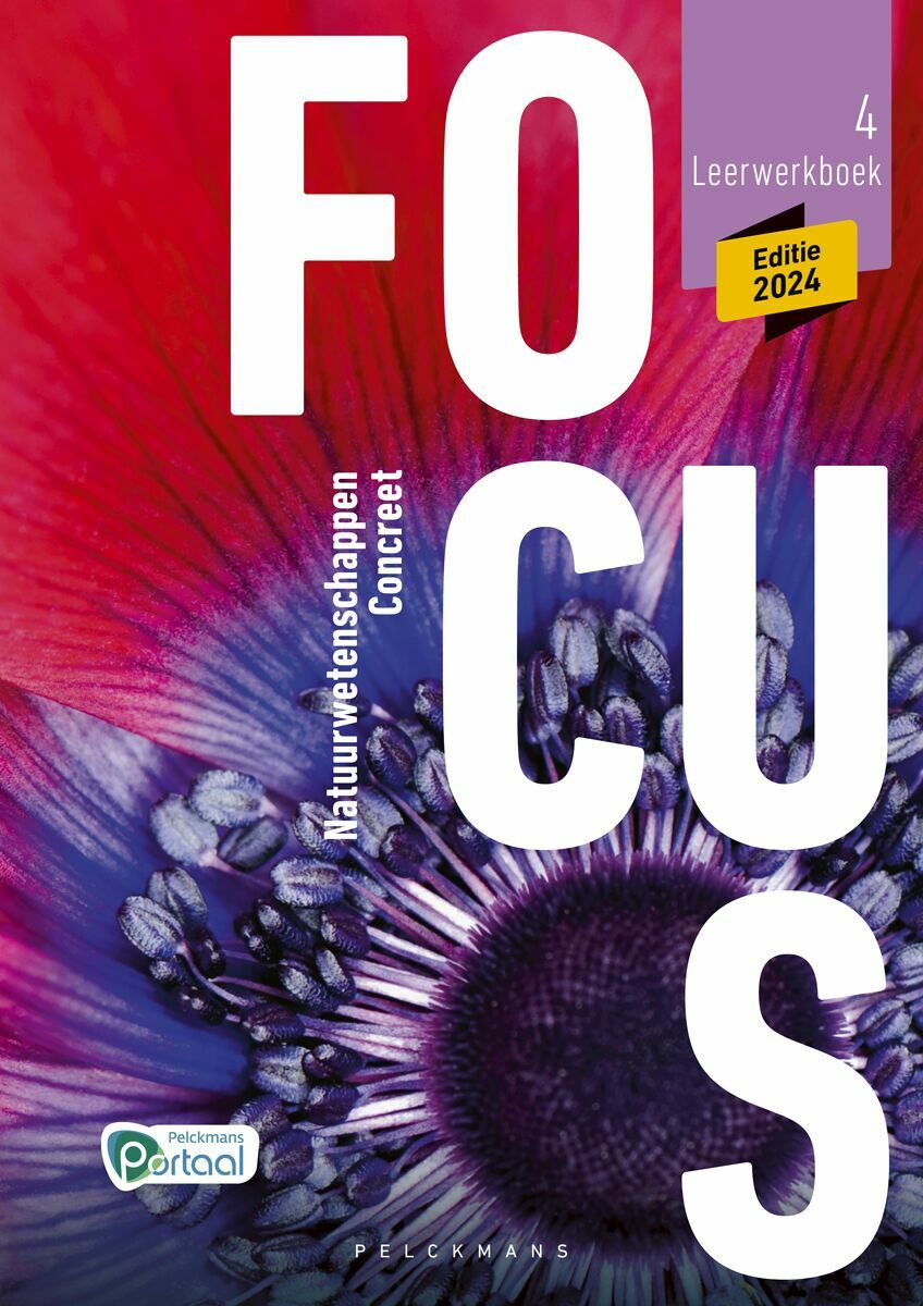 Focus Natuurwetenschappen Concreet 4 Leerwerkboek (incl. Pelckmans Portaal)