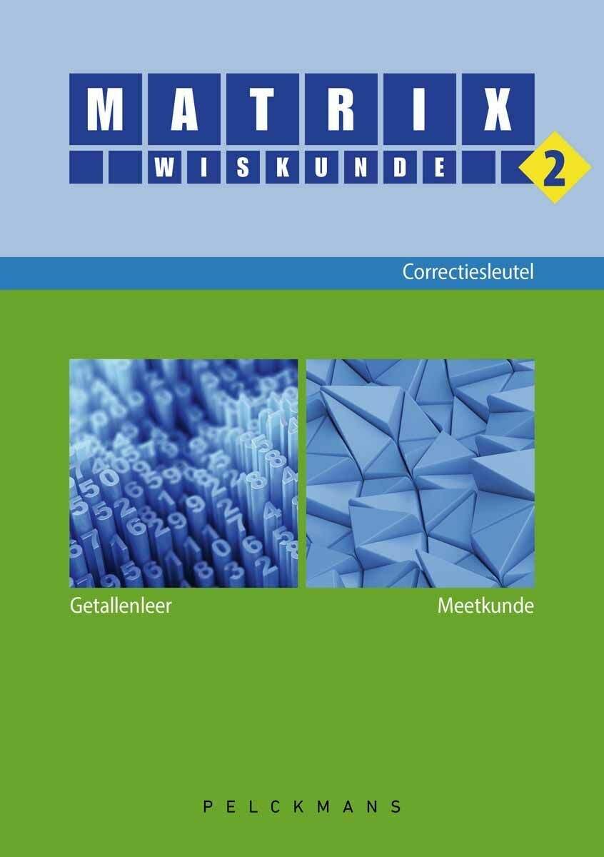 Matrix Wiskunde 2 Correctiesleutel (editie 2025)