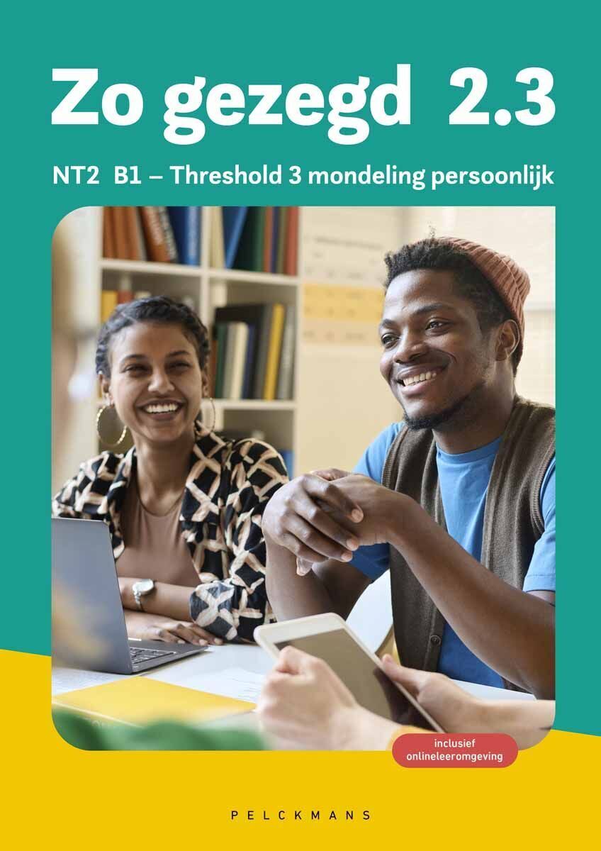 Zo gezegd 2.3 Threshold mondeling (2026) en schriftelijk Leerwerkboek pakket
