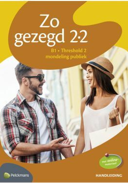 Zo gezegd 2.2 Threshold 2 mondeling publiek Handleiding