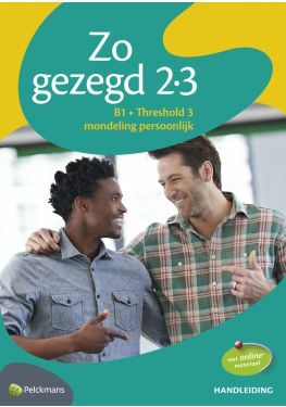 Zo gezegd 2.3 Threshold 3 mondeling persoonlijk Handleiding