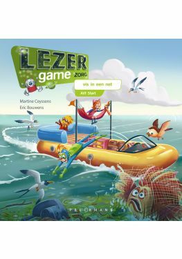 Lezergame Zorg: vis in een net