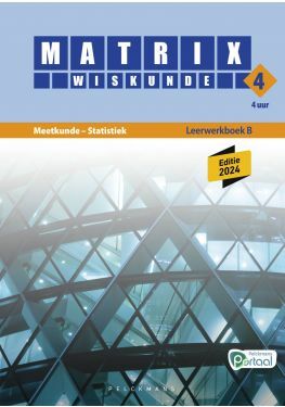 Matrix Wiskunde 4.4 Leerwerkboek B Meetkunde – Statistiek (editie 2024) (incl. Pelckmans Portaal)